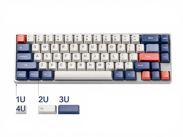 原厂高度键帽怎么选？详解1U/2U/3U/4U规格与Esc键高度差异