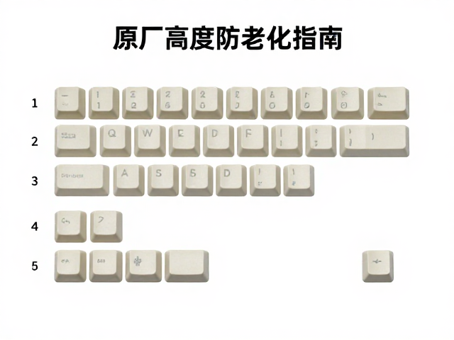 原厂高度键帽多厚？避光存放防老化指南