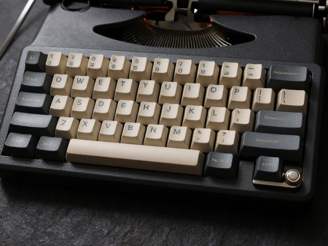 Keychron平球帽键帽,复古打字机风,打造极致机械键盘手感