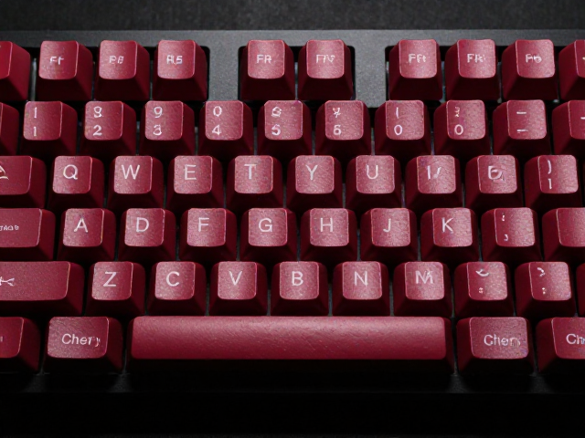 标准米字印Cherry高度键帽，高对比度设计，打字清晰不反光