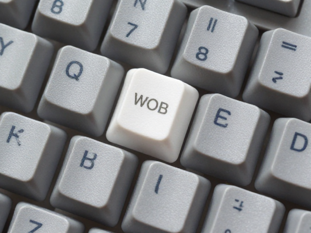 WOB键帽清洗，标准米字印定期水洗去油教程