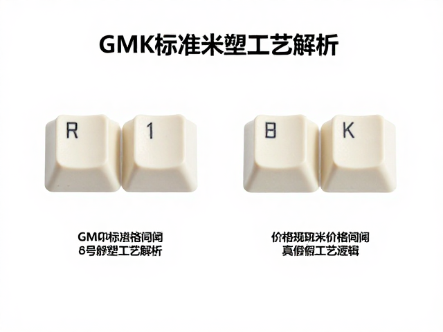 GMK标准米字印键帽双色注塑工艺解析，选购避坑指南