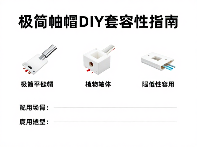 极简平键帽DIY套装优惠，确认轴体兼容性指南