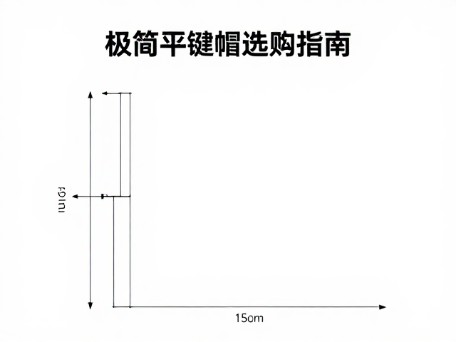极简平键帽选购指南，核对高度尺寸，满足个性化需求
