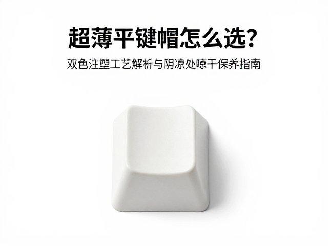 超薄平键帽怎么选？双色注塑工艺解析与阴凉处晾干保养指南
