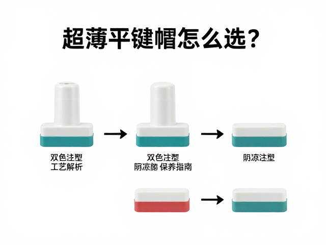 超薄平键帽怎么选？双色注塑工艺解析与阴凉处晾干保养指南
