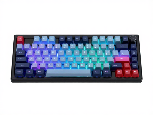 Keychron 1U标准键帽透光率实测，机械键盘光效怎么选？
