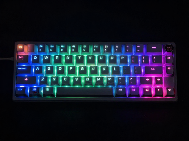 Keychron 1U标准键帽透光率实测，机械键盘光效怎么选？