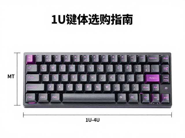 1U标准键帽MT高度与1U-4U尺寸详解，机械键盘轴体选购指南