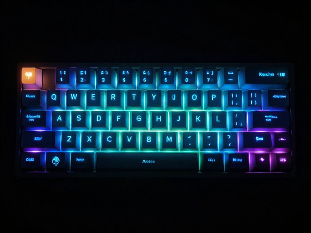 Keychron 1U标准键帽透光均匀度实测，光效是否完美？
