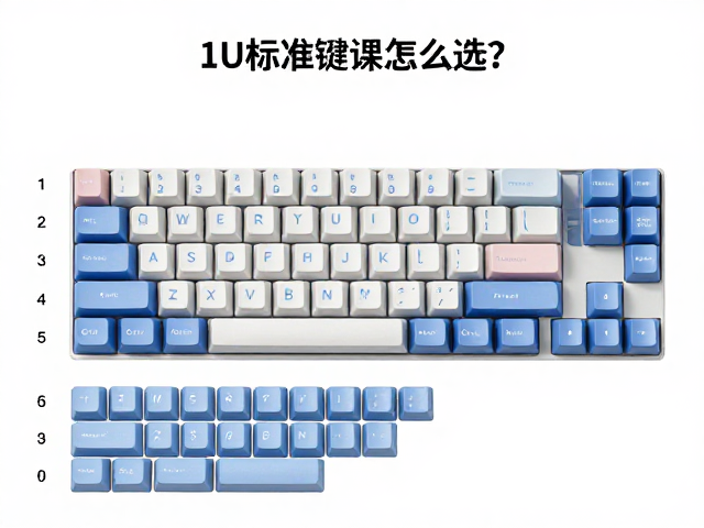 1U标准键帽怎么选？客制化组装指南与键帽高度组深度解析
