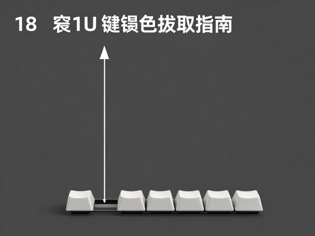 窄边1U键帽垂直拔取教程，从标准高度到自定义高度的完美适配指南