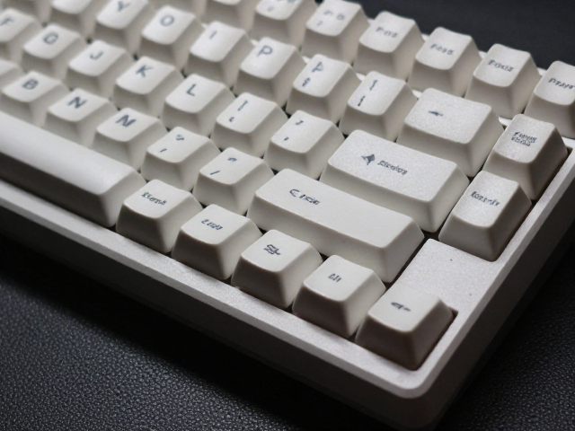 Keychron窄边1U键帽复古黑白配色，提升机械键盘颜值与打字手感