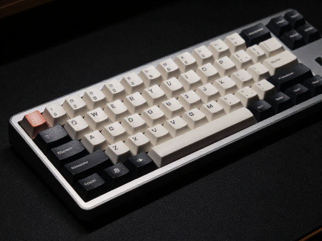Keychron窄边1U键帽复古黑白配色，提升机械键盘颜值与打字手感