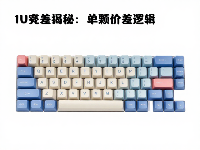 窄边1U键帽套装与单颗价差揭秘,客制化圈层兴起背后的价格逻辑