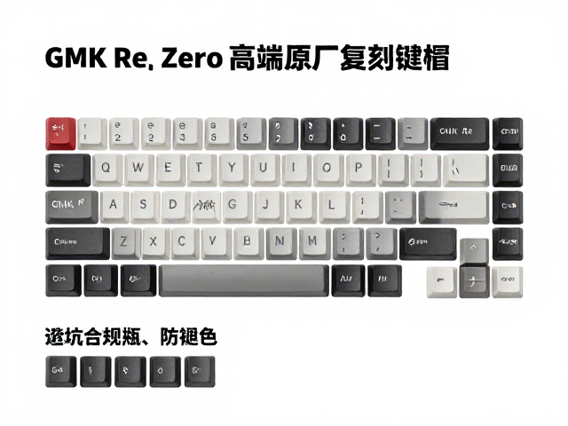 GMK Re，Zero高端原厂复刻键帽，防褪色工艺详解与选购指南
