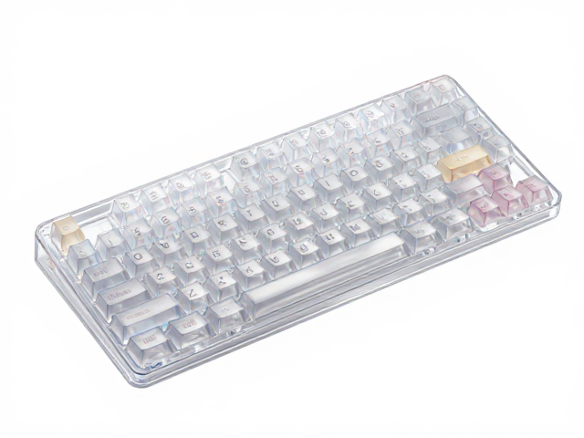 全透光键帽搭配自定义PCB，打造极致多媒体客制化机械键盘
