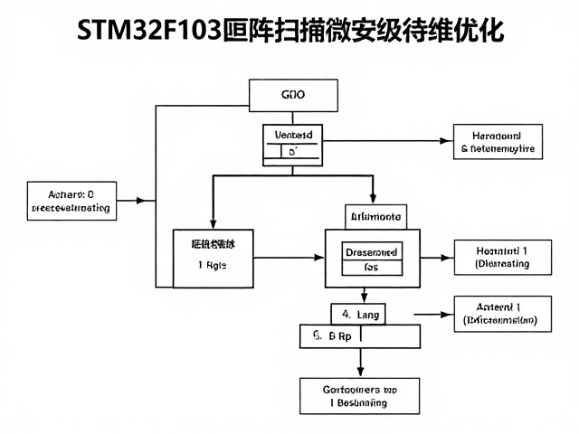 STM32F103矩阵扫描算法，实现低功耗微安级待机优化