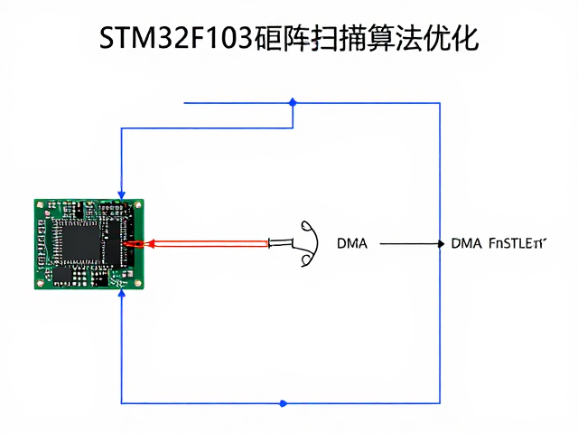 STM32F103矩阵扫描算法优化，利用DMA提升实时性与效率