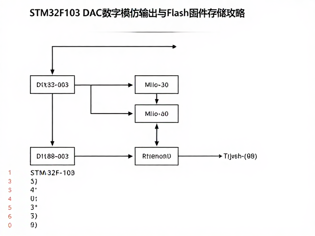 STM32F103 DAC数字模拟输出与Flash固件存储攻略