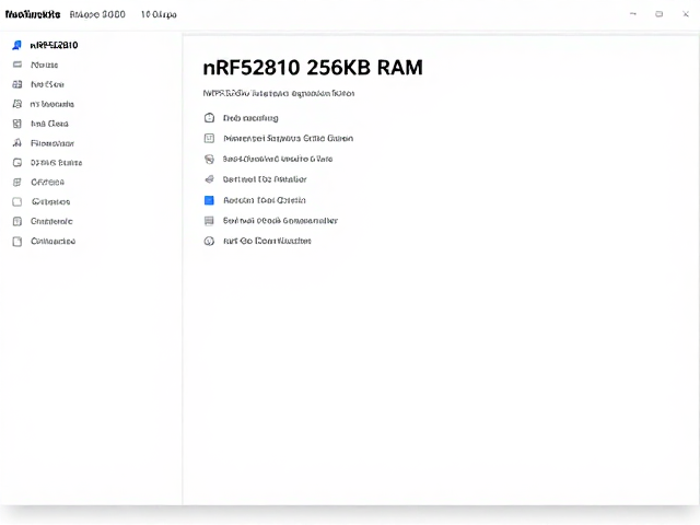 nRF52810搭配256KB RAM，nRFgo Studio开发指南与优化技巧