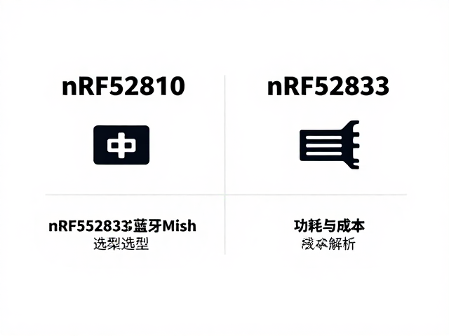 nRF52810与nRF52833蓝牙Mesh方案选型对比，性能、功耗与成本全解析
