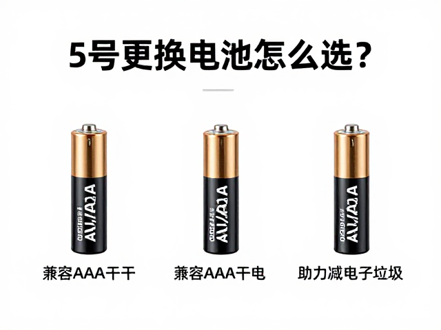 5号可更换电池怎么选？兼容AAA/AA干电池，助力减少电子垃圾