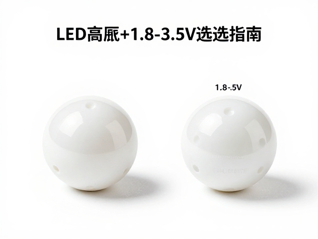 白色LED灯珠亮度与功耗平衡，正向电压1.8-3.5V选型指南