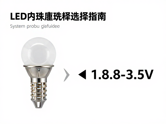 白色LED灯珠亮度与功耗平衡，正向电压1.8-3.5V选型指南