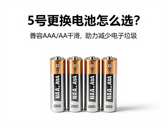5号可更换电池怎么选？兼容AAA/AA干电池，助力减少电子垃圾
