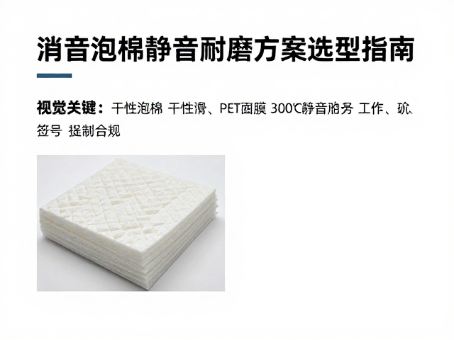 消音泡棉，干性润滑，PET薄膜，300℃静音耐磨方案选型指南