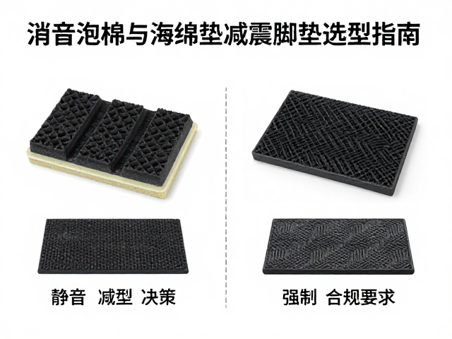 消音泡棉与海绵垫减震脚垫选型指南，静音减震效果大对比