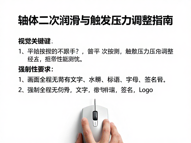 鼠标按键不跟手?轴体二次润滑与触发压力调整指南