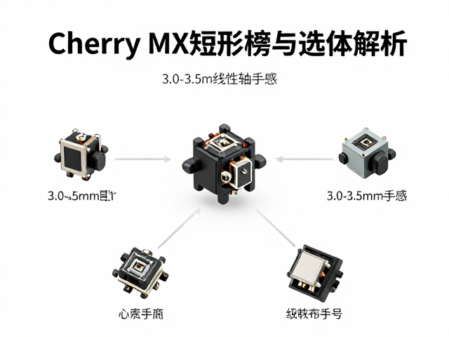 Cherry MX短行程轴体解析,3.0-3.5mm线性轴手感与选购指南
