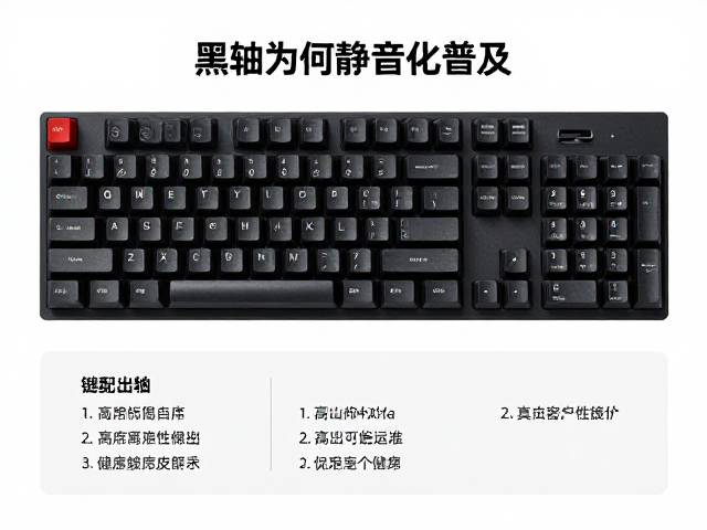 黑轴为何静音化普及？解析CHERRY MX标准下的机械键盘演进