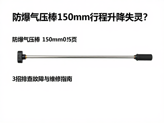 防爆气压棒150mm行程升降失灵?3招排查故障与维修指南