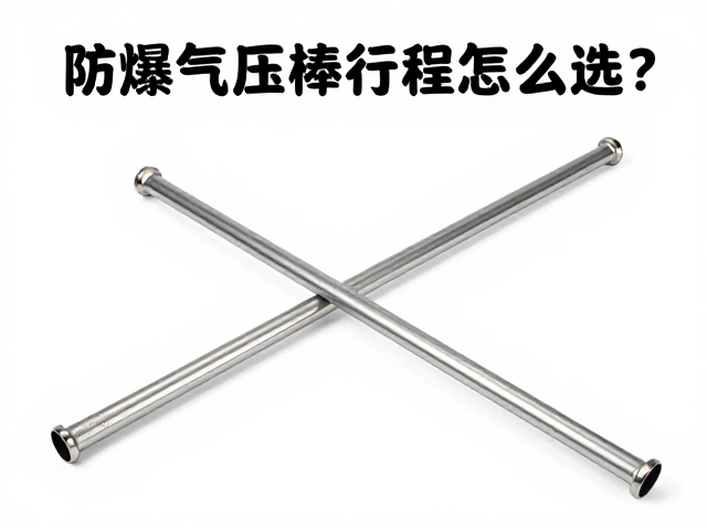防爆气压棒行程怎么选?升降顺畅不卡顿,选型避坑指南