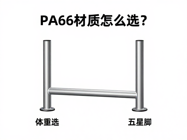 PA66材质怎么选?根据体重选抛光铝合金五星脚,承重更稳