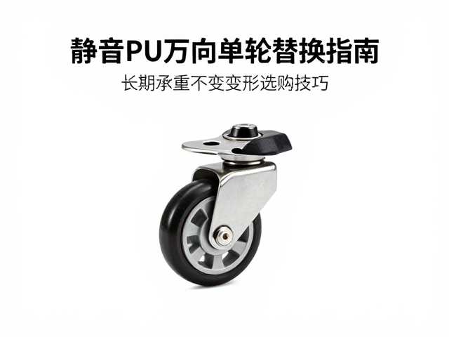 静音PU万向轮单轮替换指南,长期承重不变形选购技巧