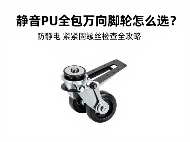 静音PU全包万向脚轮怎么选?防静电,紧固螺丝检查全攻略