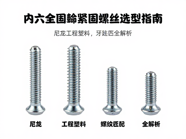 内六角圆柱紧固螺丝选型指南,尼龙工程塑料与牙距匹配全解析