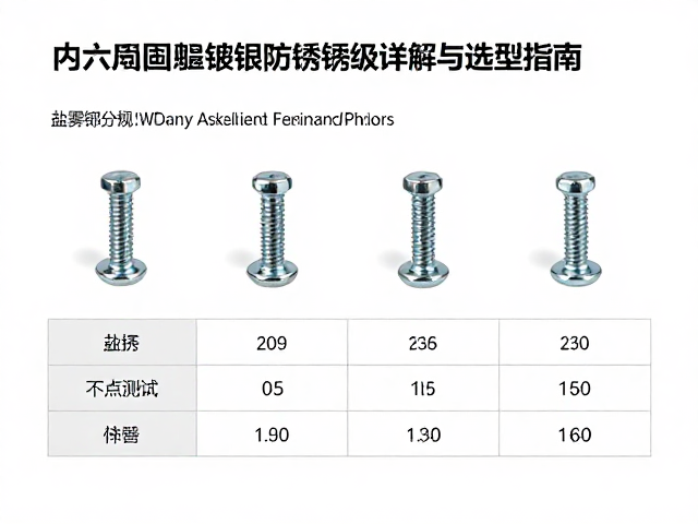 内六角圆柱紧固螺丝镀铬防锈等级详解与选型指南