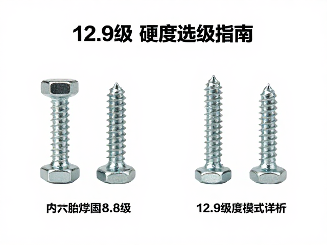 内六角圆柱紧固螺丝8.8级与12.9级硬度等级详解及选型指南