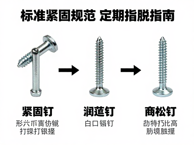 内六角圆柱紧固螺丝与铆钉定期紧固规范,防松脱指南