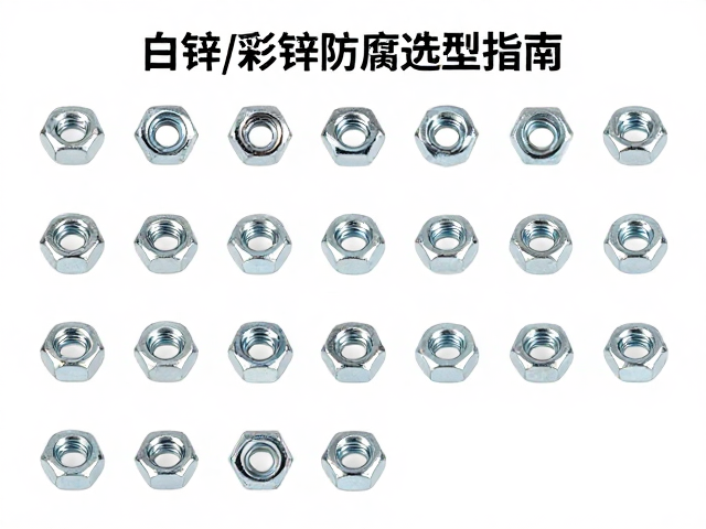 内六角圆柱头螺丝与镀锌螺母规格大全，白锌/彩锌防腐选型指南