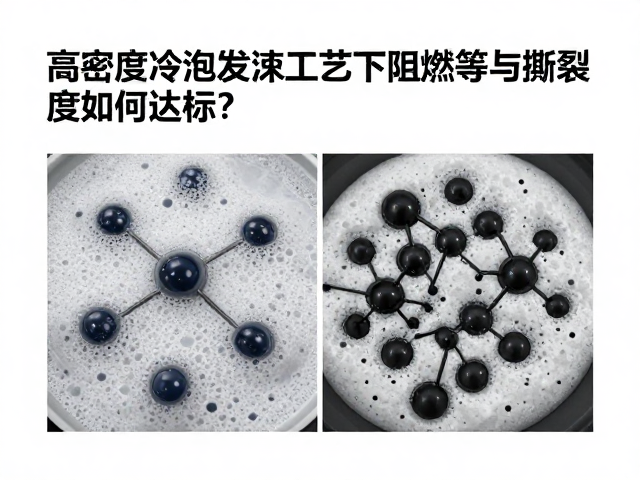 高密度冷泡发泡工艺下阻燃等级与撕裂强度如何达标?
