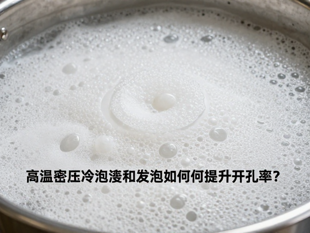 高温高压发泡工艺解析，高密度冷泡发泡如何提升开孔率？