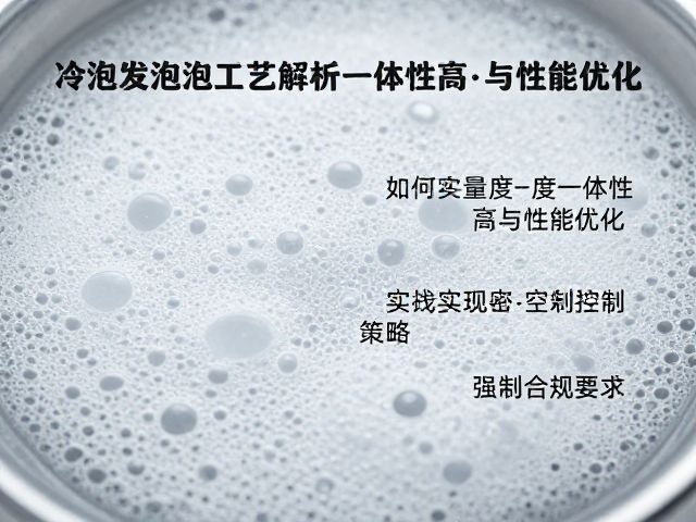 高密度冷泡发泡工艺解析，如何实现密度一致性高与性能优化