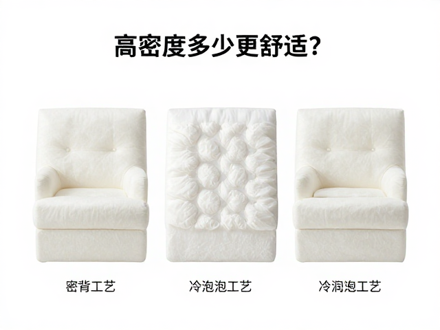 靠背填充用高密度冷泡发泡工艺,密度多少更舒适?