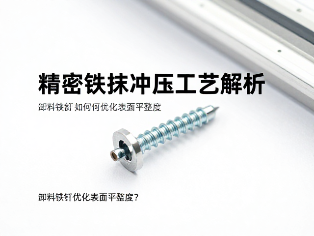 精密数控冲压工艺解析,卸料螺钉如何优化表面平整度?